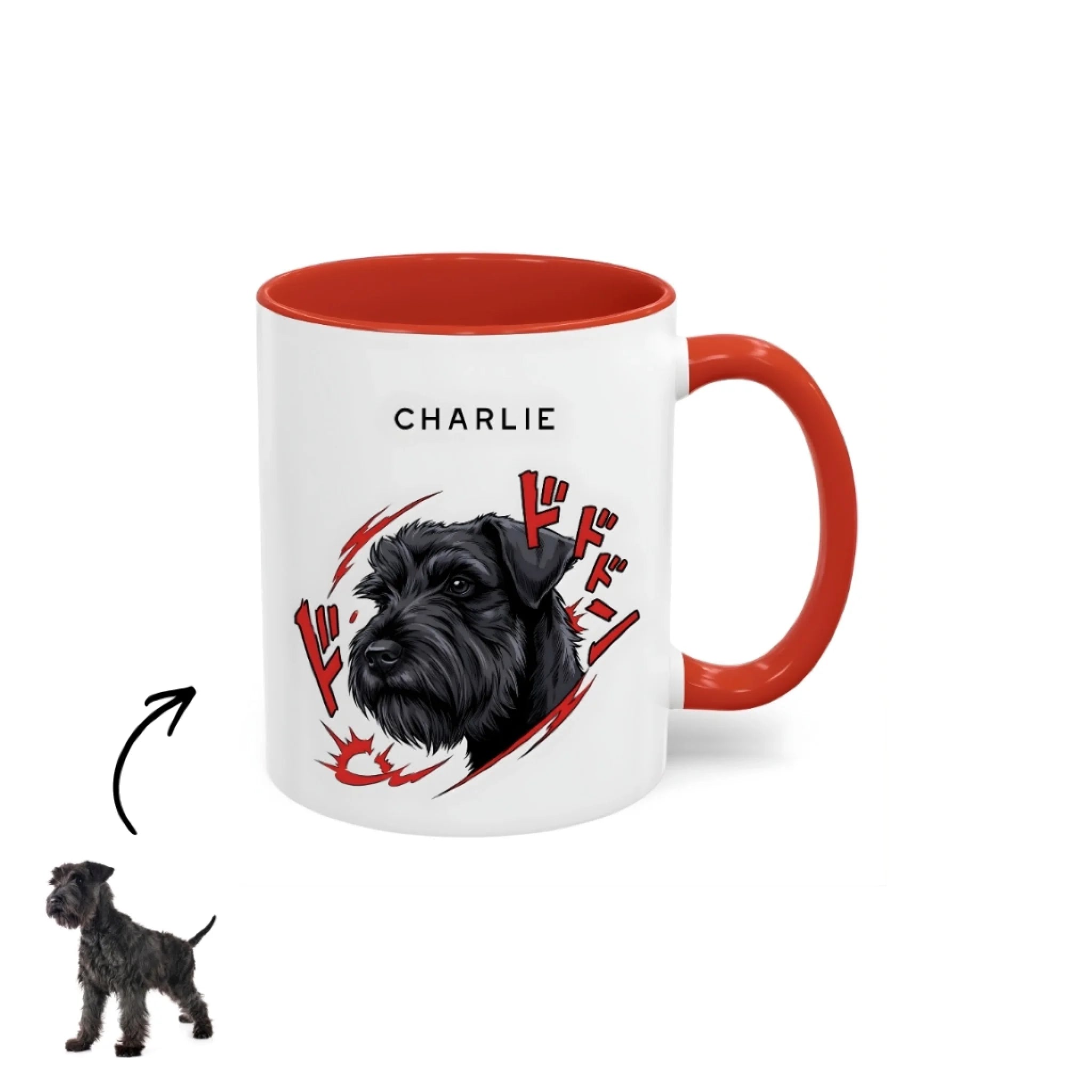 Custom Pet Portrait Accent Mug