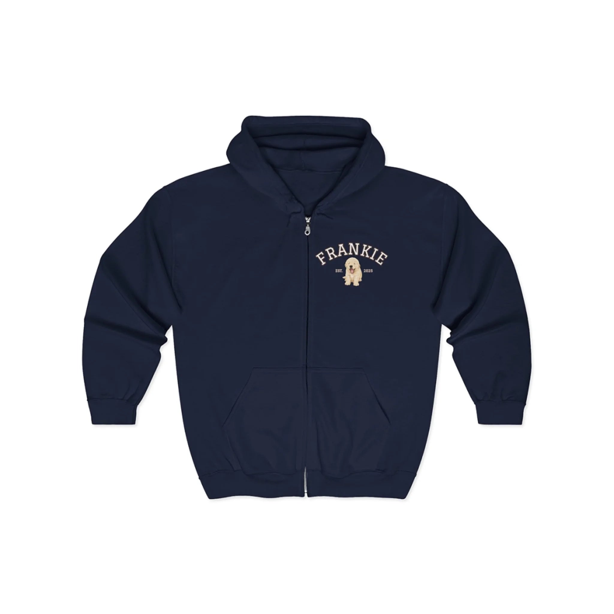 Custom Unisex Adult Full Zip Hoodie