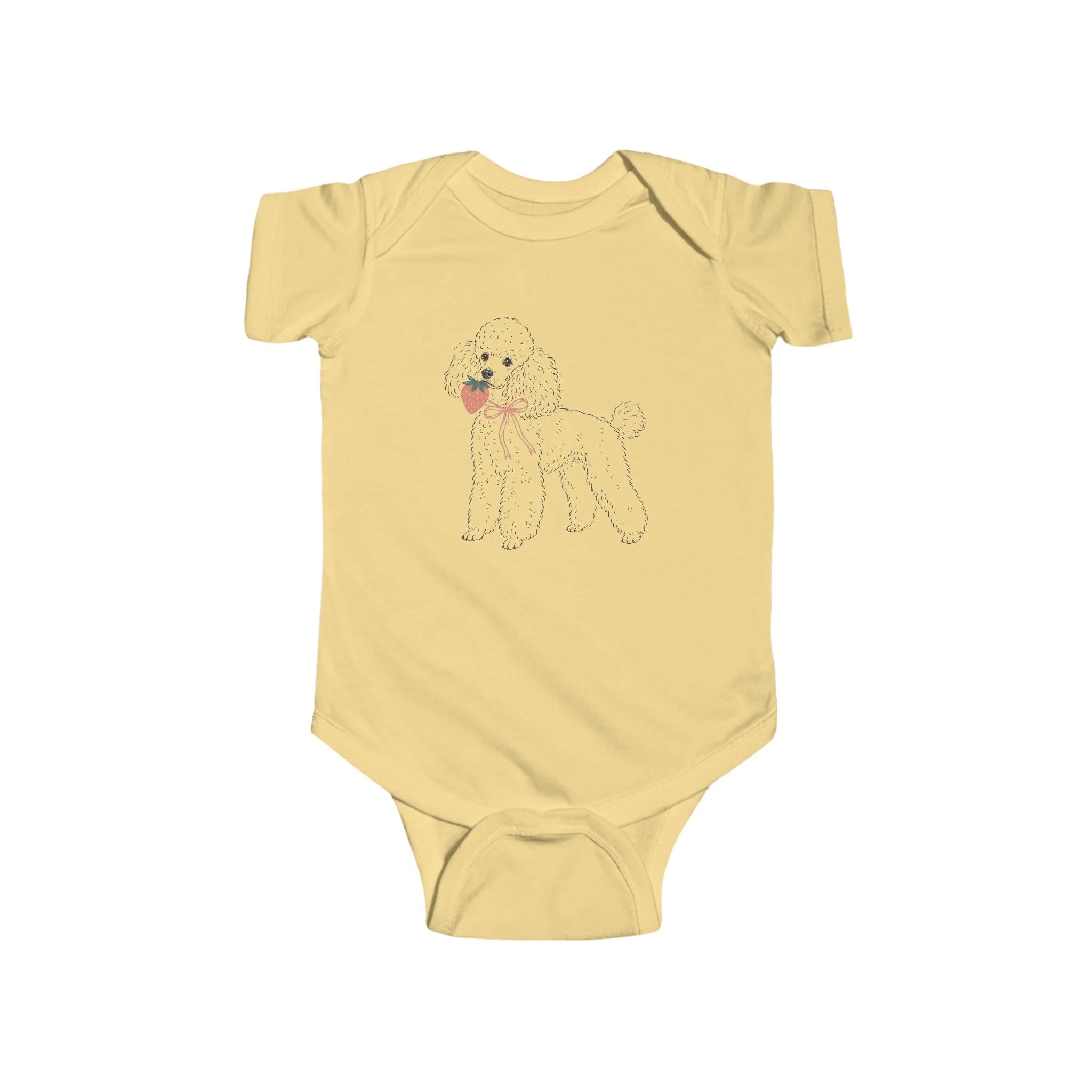 Custom Strawberry Pet Baby Onesie