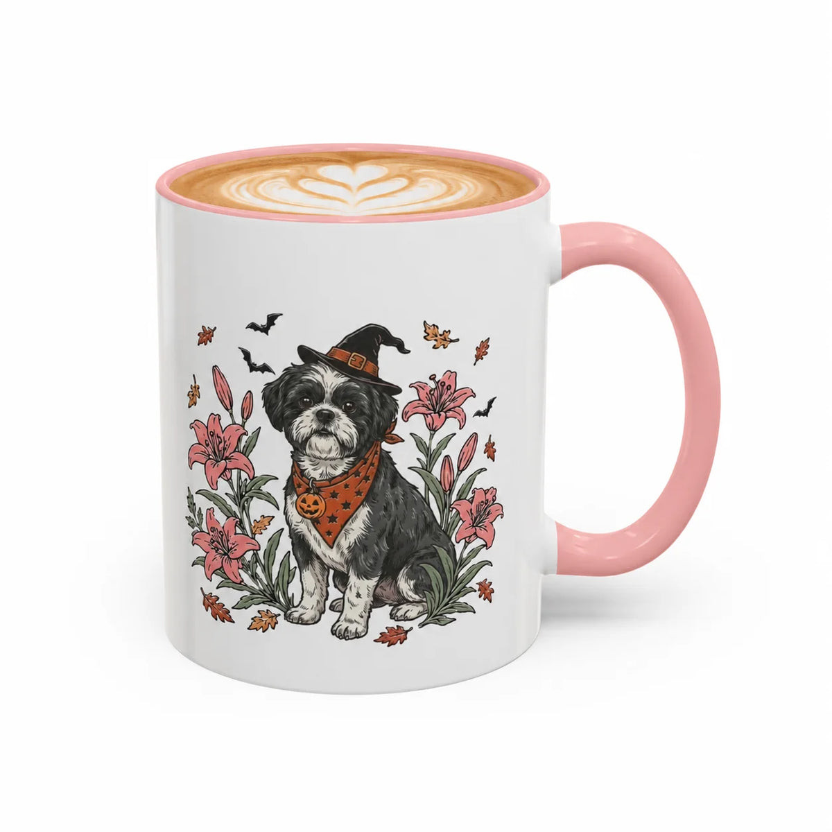 Custom Halloween Pet Countryside Accent Mug