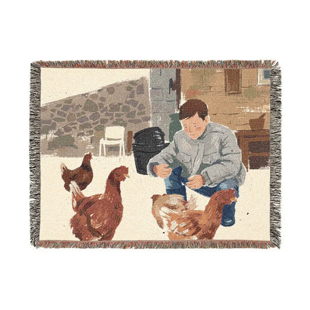 Custom Fine Art Woven Blanket