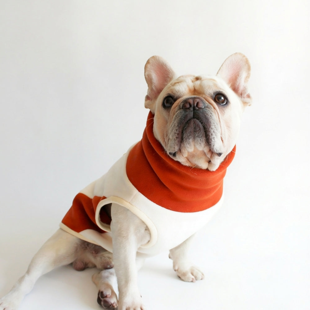 High-Neck Fleece Dog Sweatshirt