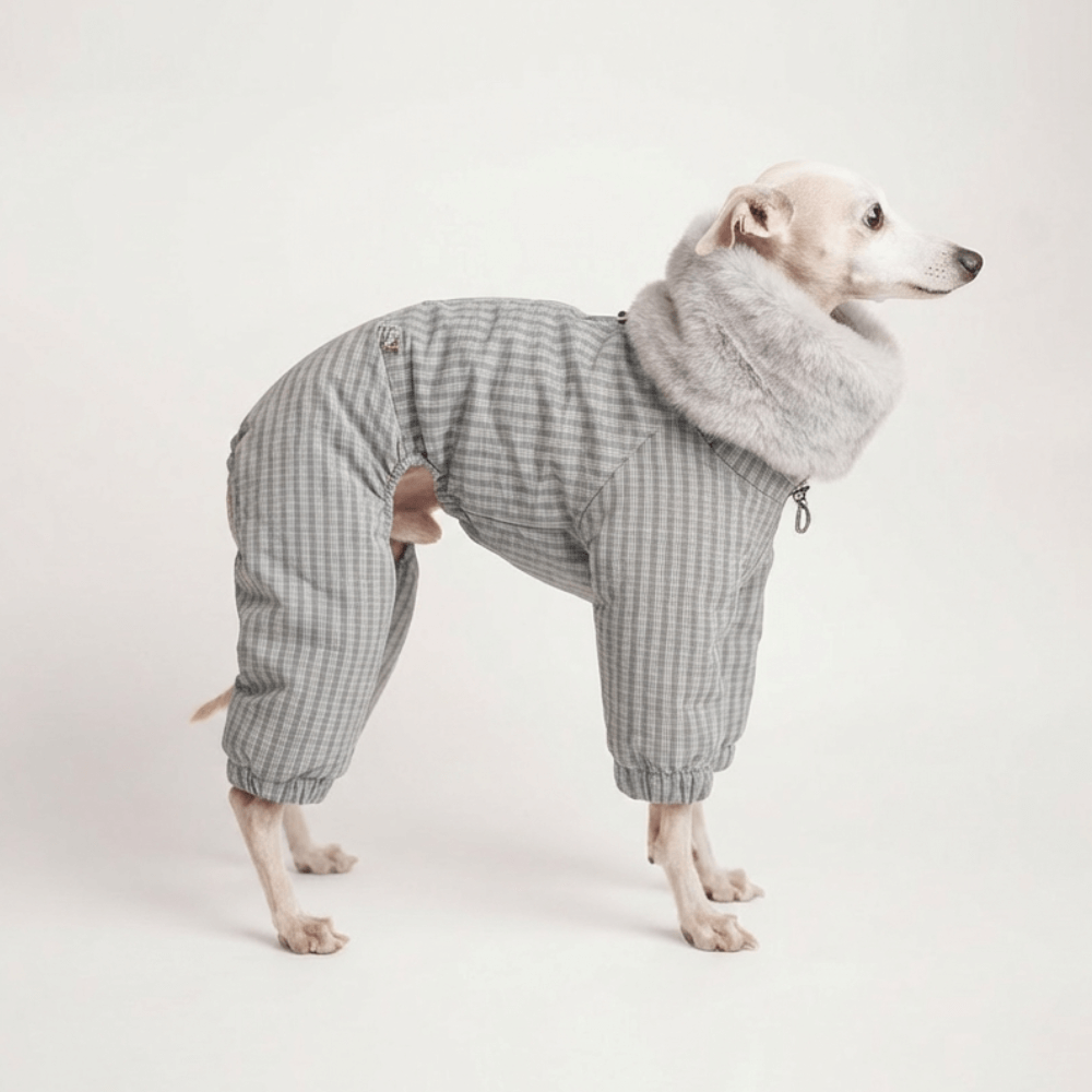 Luxury Duck Down Dog Puffer Coat