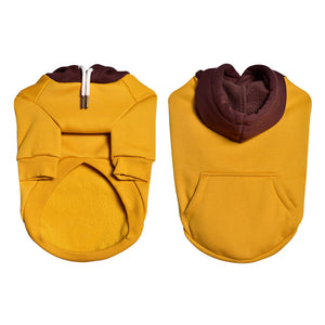 A gamboge yellow brown hat