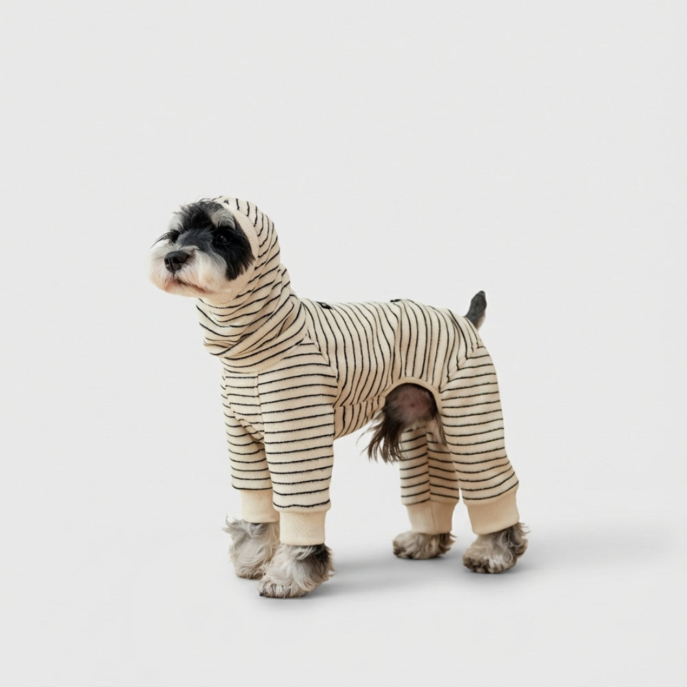 Terry Loop Dog Coverall Hoodie