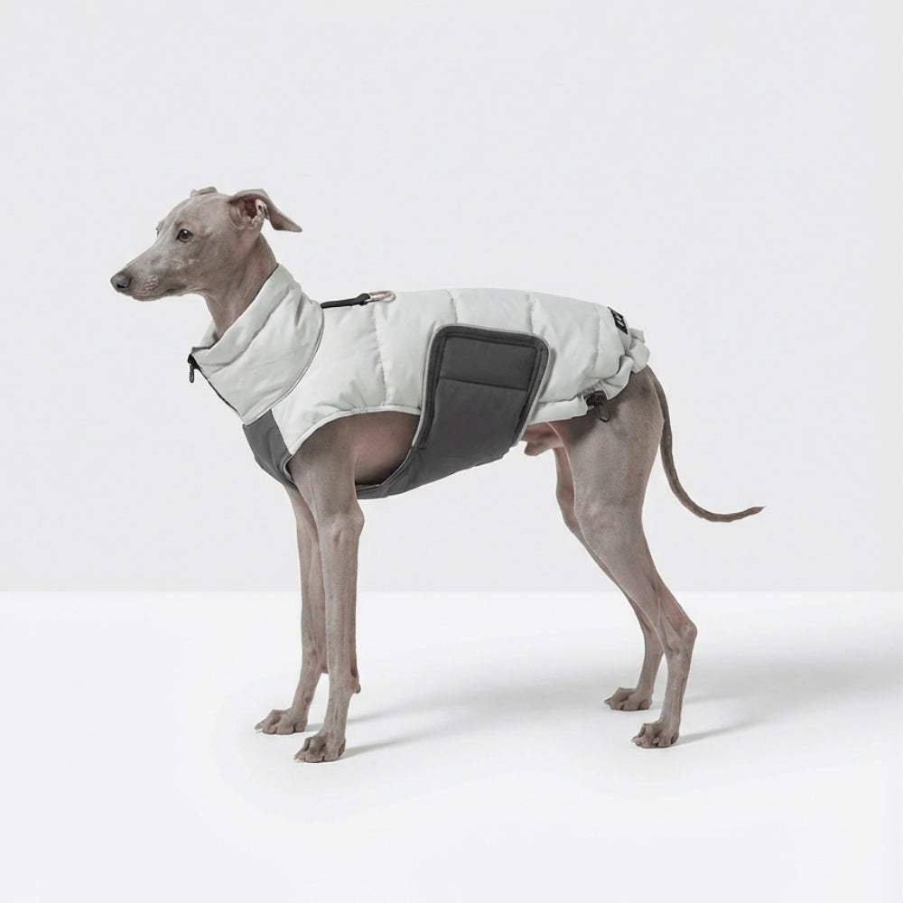 White Duck Down Dog Vest