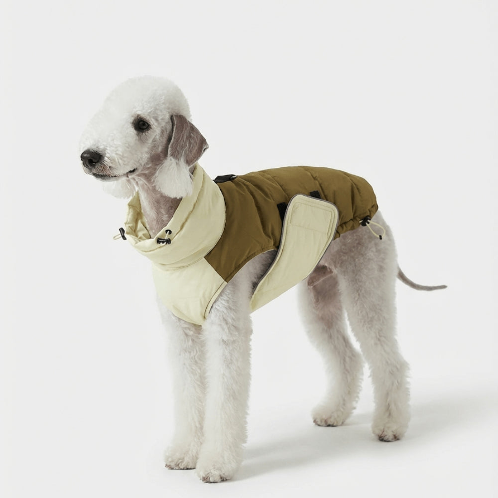 White Duck Down Dog Vest