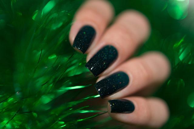 Lollipolish bow polish grey green blue black teal Temperature reactive thermal nail polish - Mutation