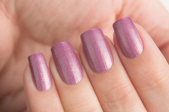 Lollipolish Dance Legend bow polish Beige Purple Pink thermal nail polish- Now You See It